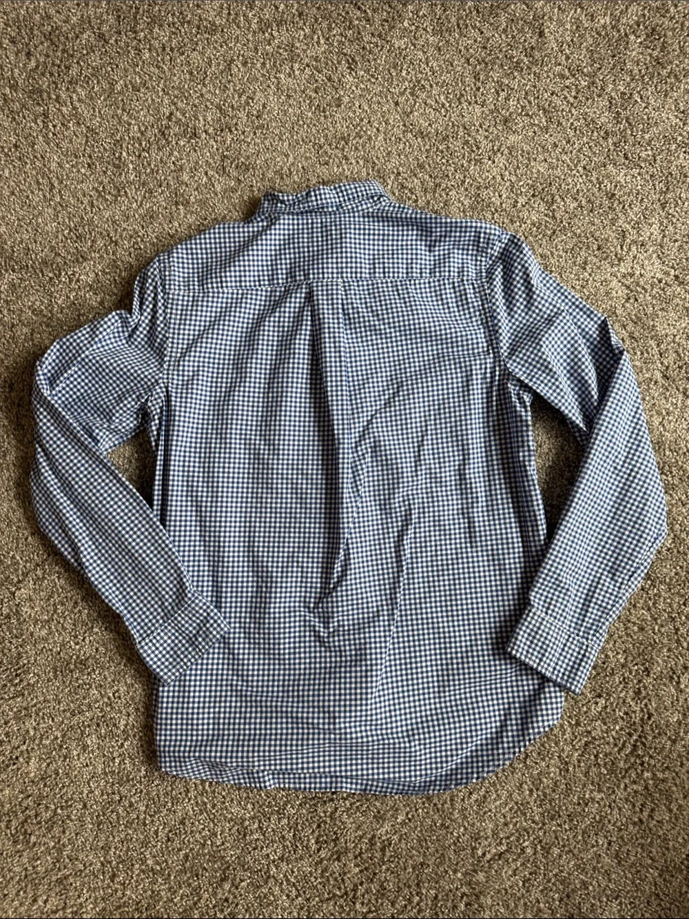 Polo Ralph Lauren Boys XL Long Sleeve Blue & White Gingham Button Down Shirt